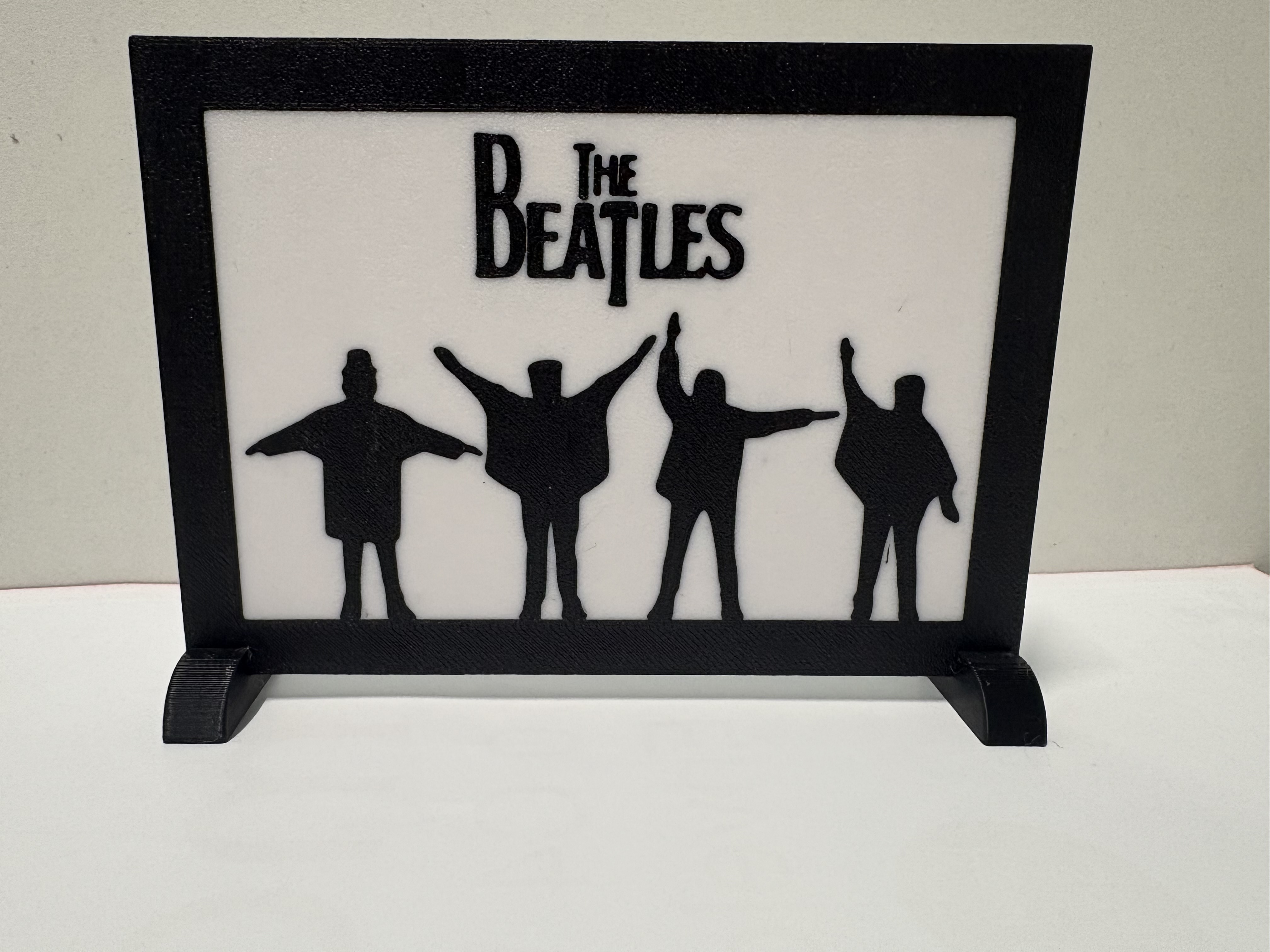 The Beatles Silhouette 3D model by Prawny