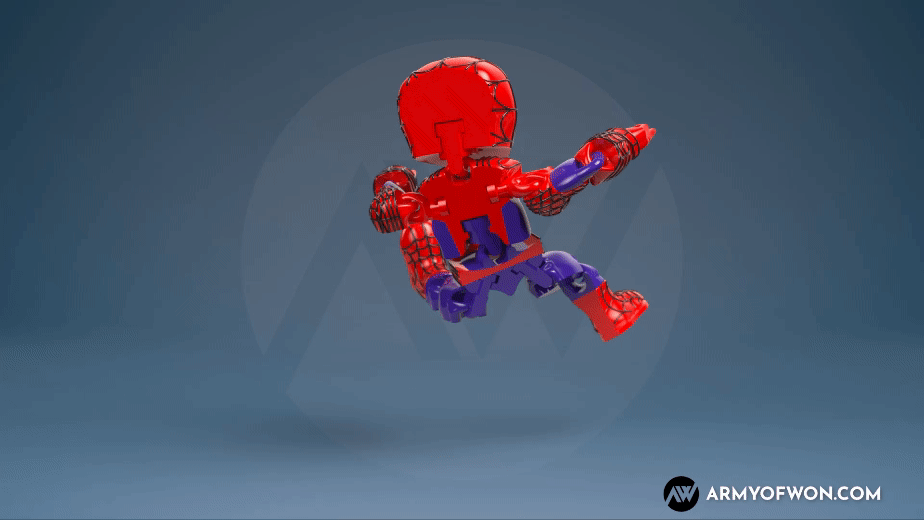 Classic Spiderman Flexi toy