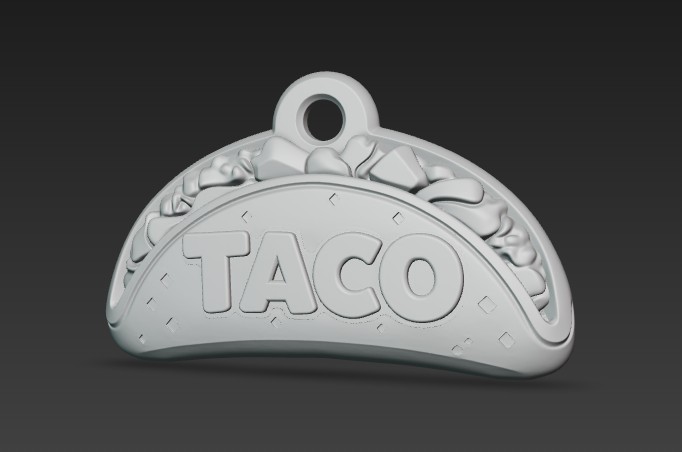 Taco, Dog ID tag
