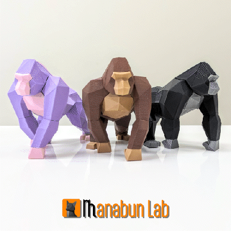 Low Poly Gorilla Puzzle — miniatura 2