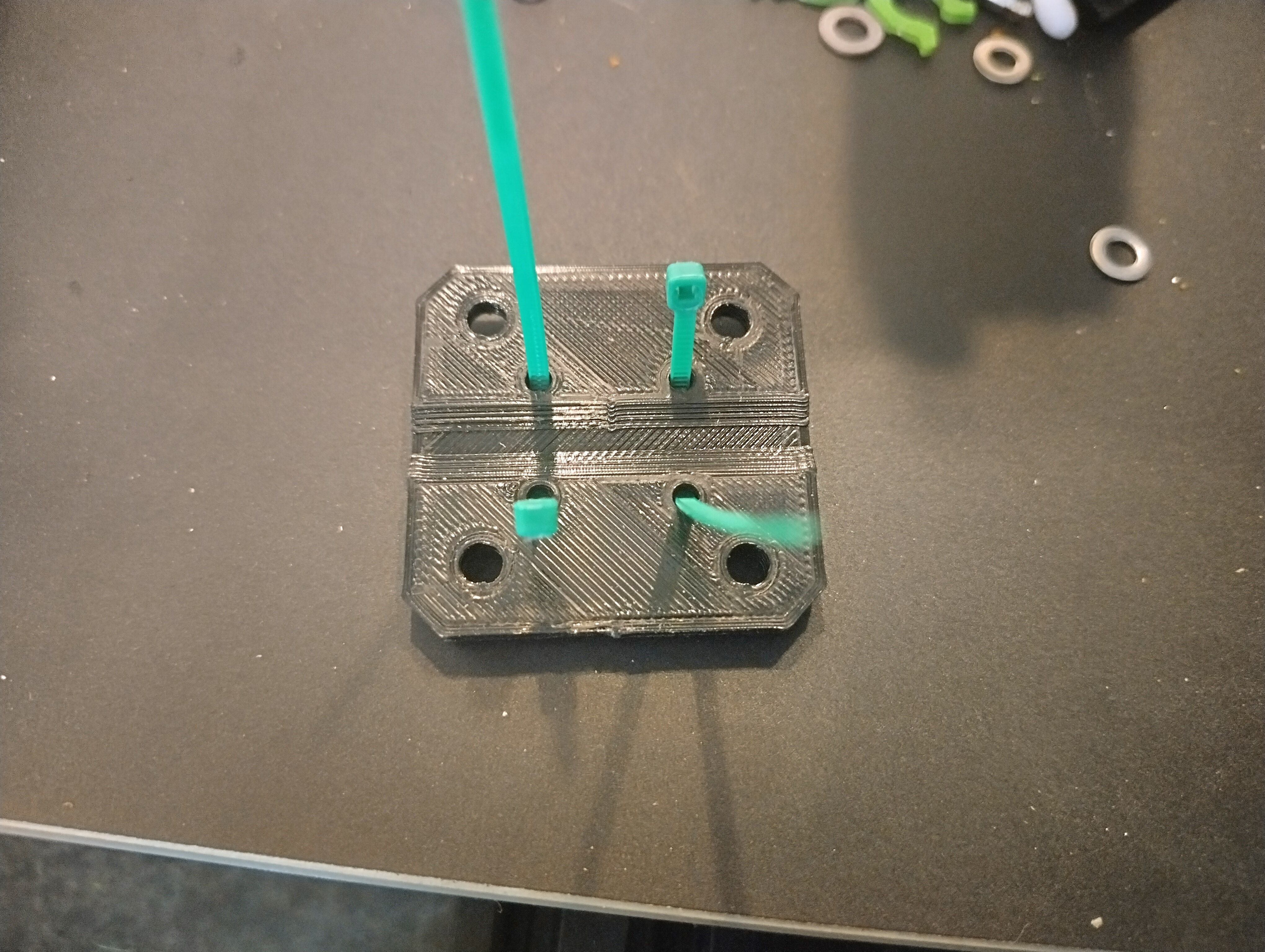 Ender 3/CR-10 Cable Guide ziptie mount directdrive
