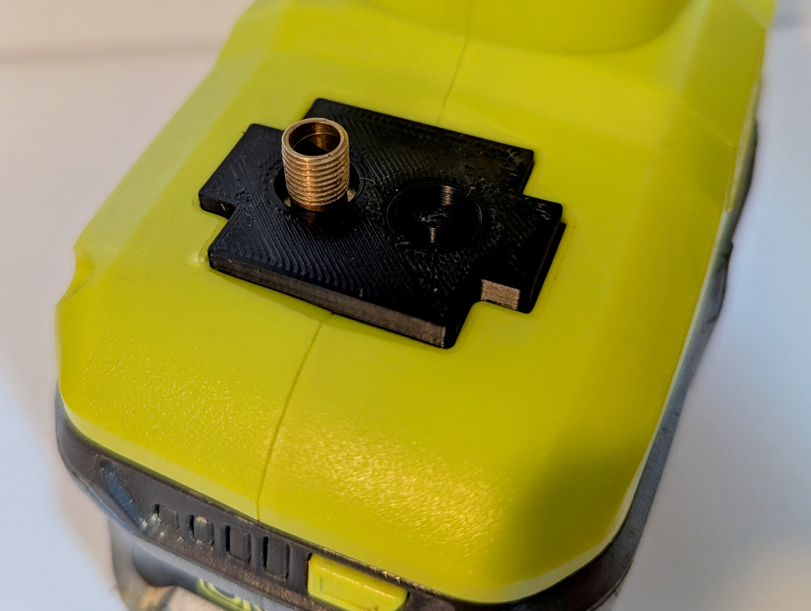 Ryobi Power Inflator Schrader to Presta valve adapter insert