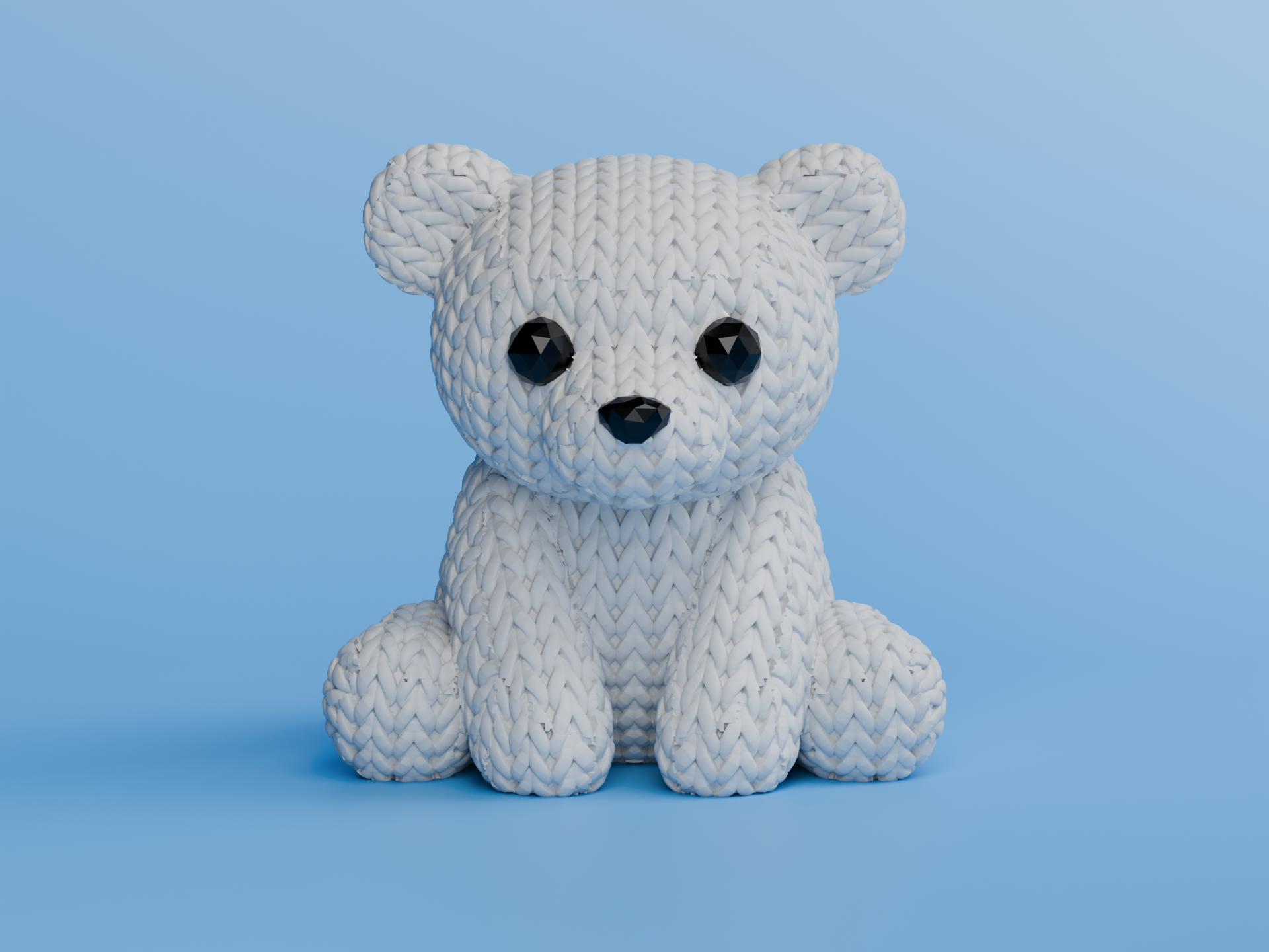 Knitted Polar Bear