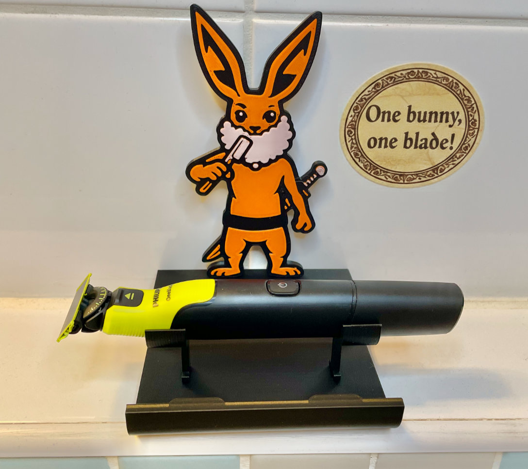 OneBlade Holder - KCD2 Edition (The "Shaving" Bunny)