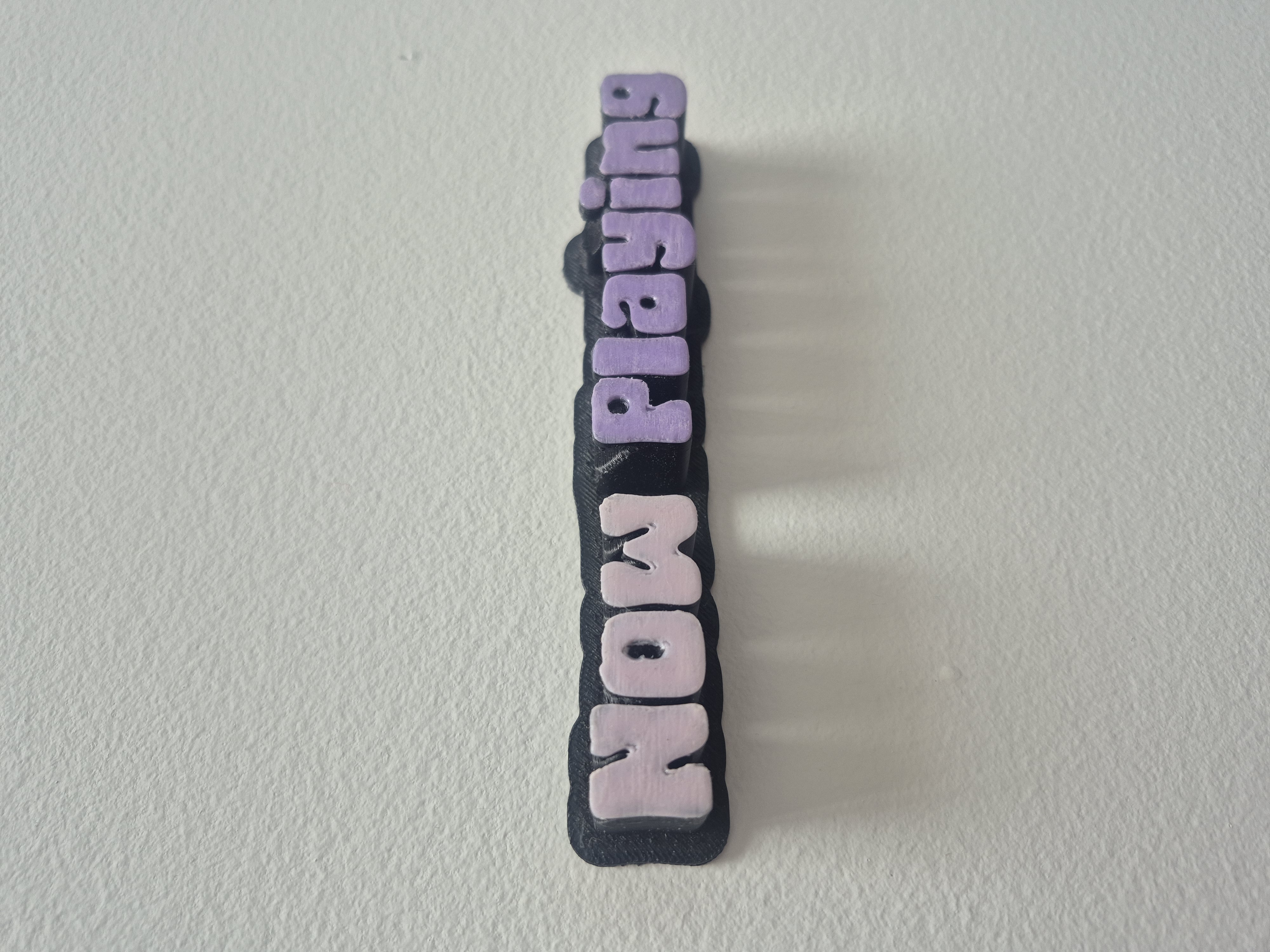 'NOW PLAYING' VINYL RECORD COVER WALL MOUNT