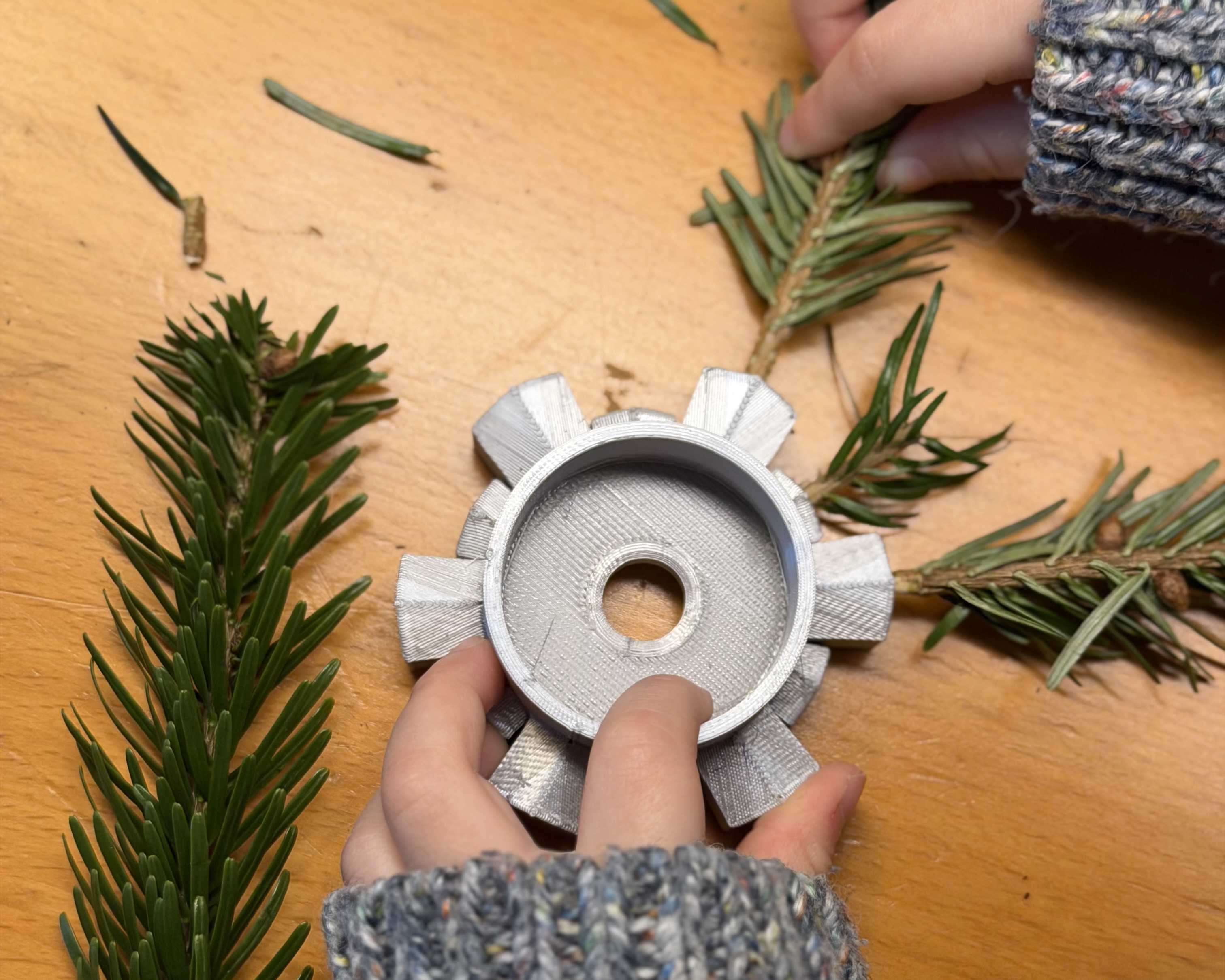 Branch Knot Tealight Holder — Fun & Easy Assembly — miniatura 2