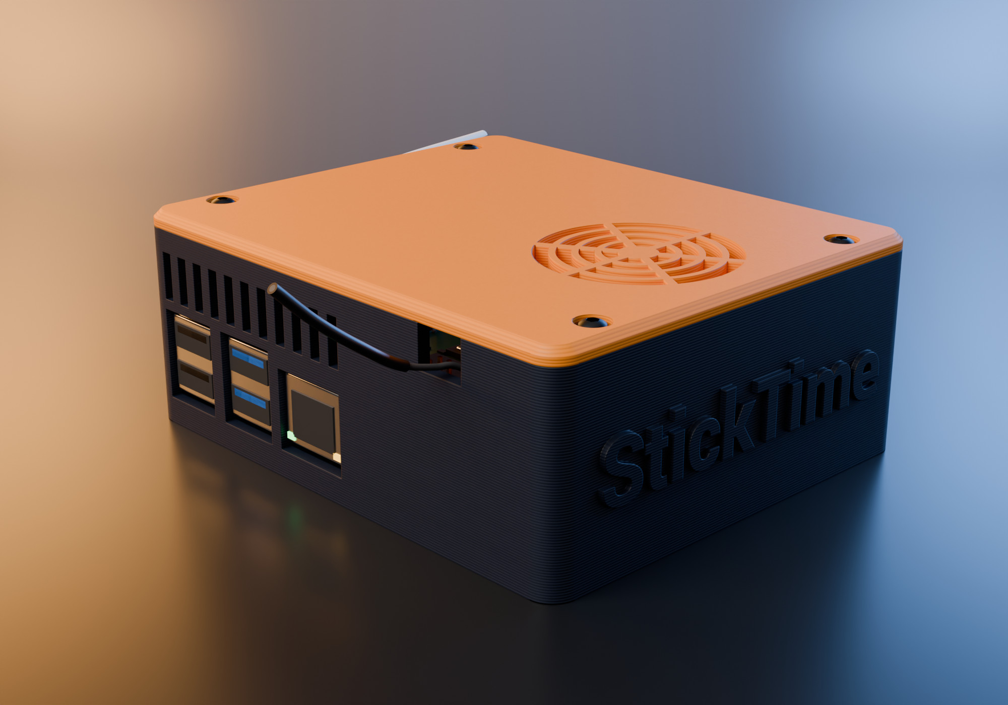 Raspberry Pi Kit Box StickTime Pi case: Raspberry Pi 4 + 5.8 GHz VTX + 40 mm fan (FPV sim ...