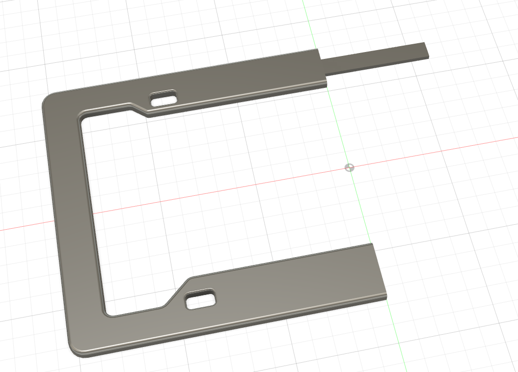 U.S. License Plate Frame Customizable UPDATED