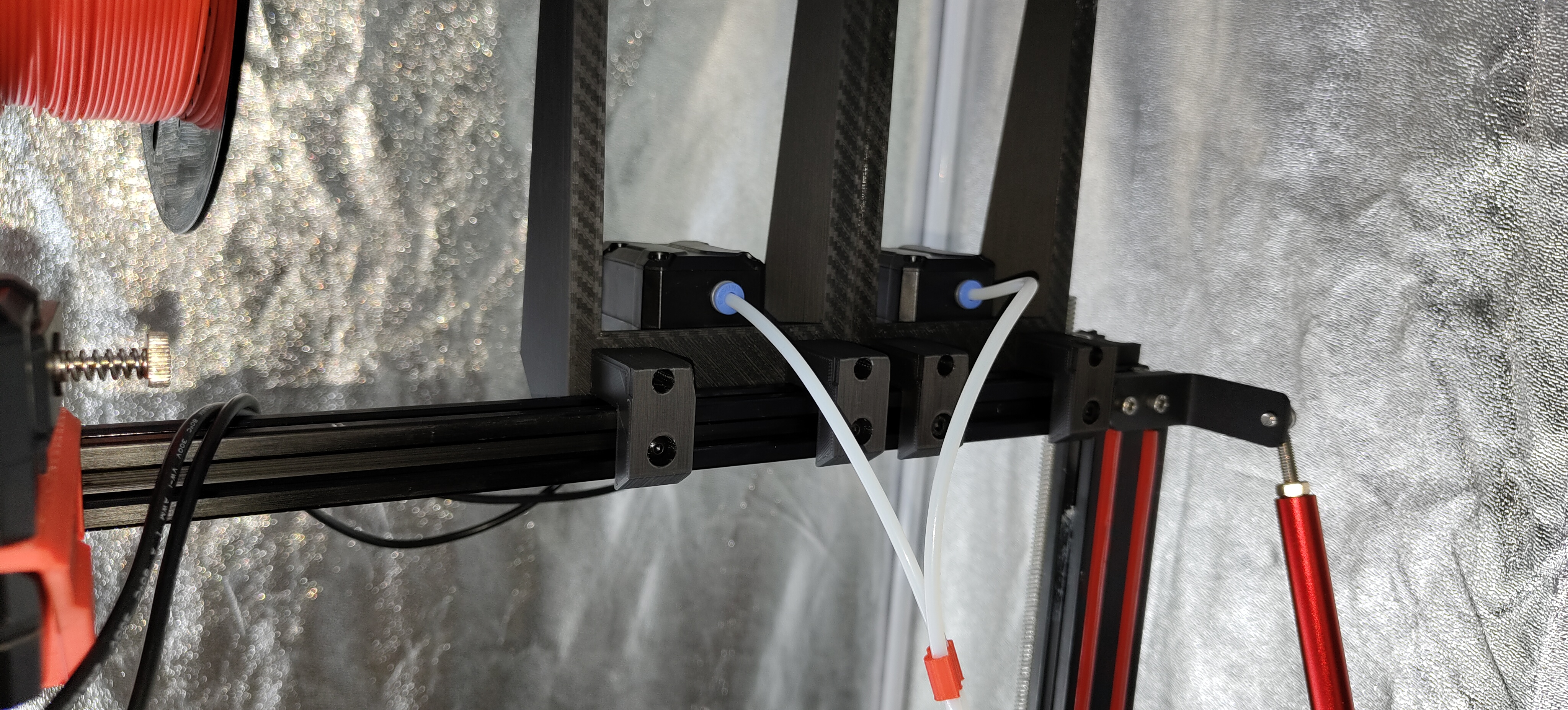 COPRINT spool and extruder mount 2020 extruder clip