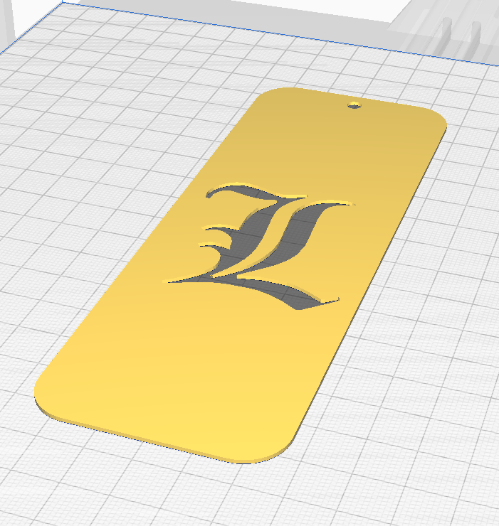 L (Death note) bookmark