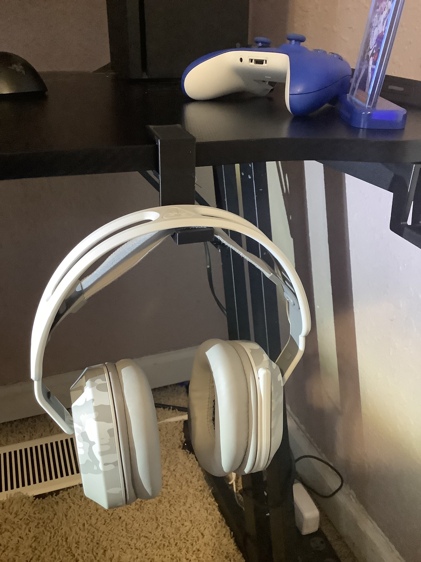 Headphone holder - under desk