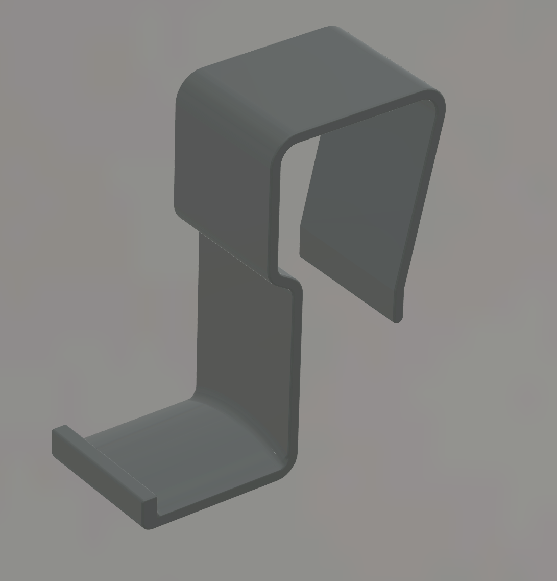 Headset Hanger, for 20mm  Parition on Office spaces
