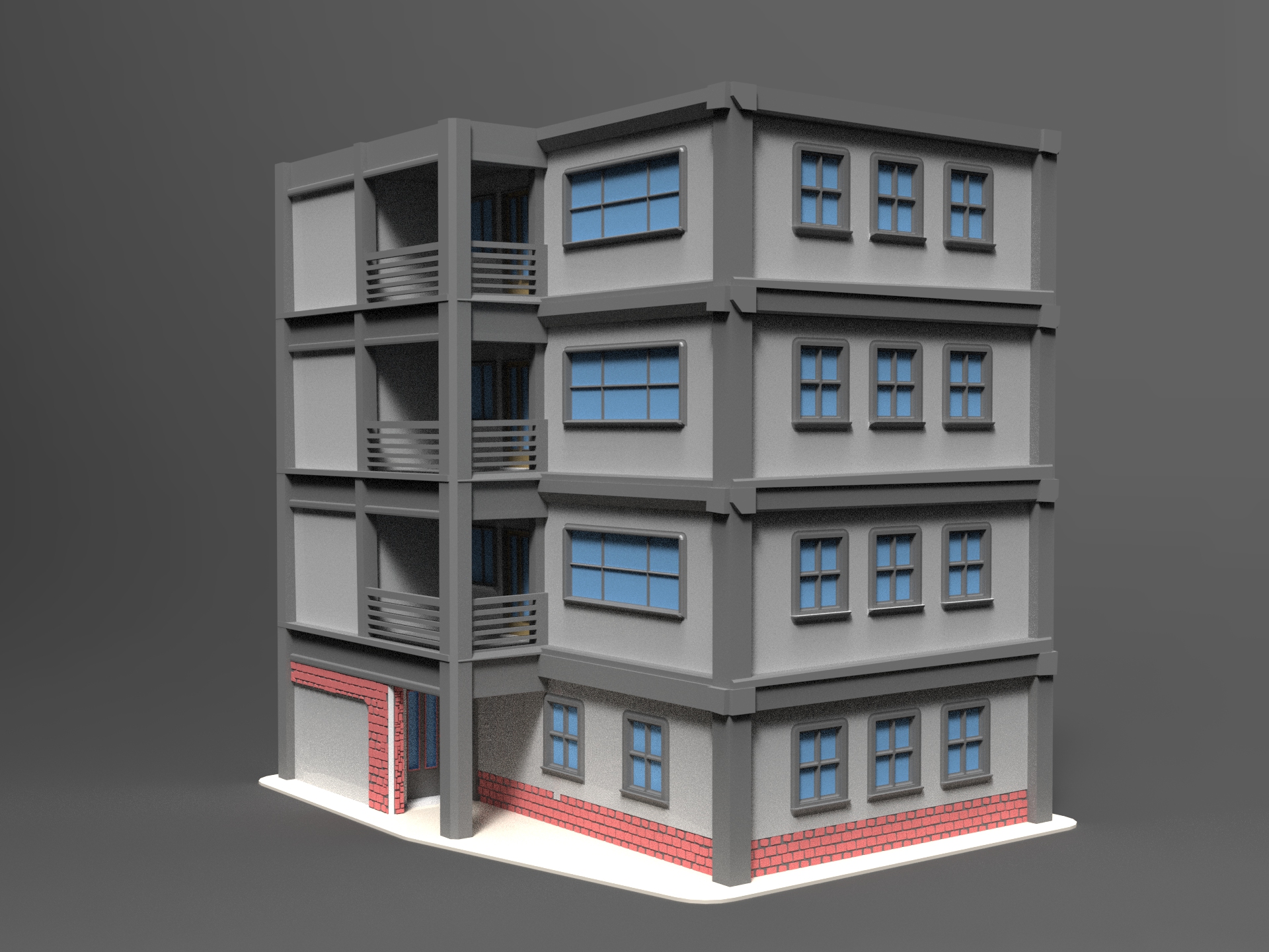 H0 Stackable Apartment Building — miniatura 2