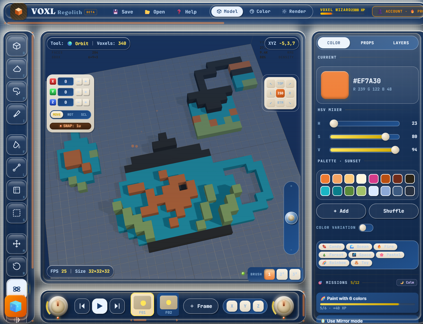 Miniatura 8 do modelo 3D Tea Fish Blocks! Software and Model