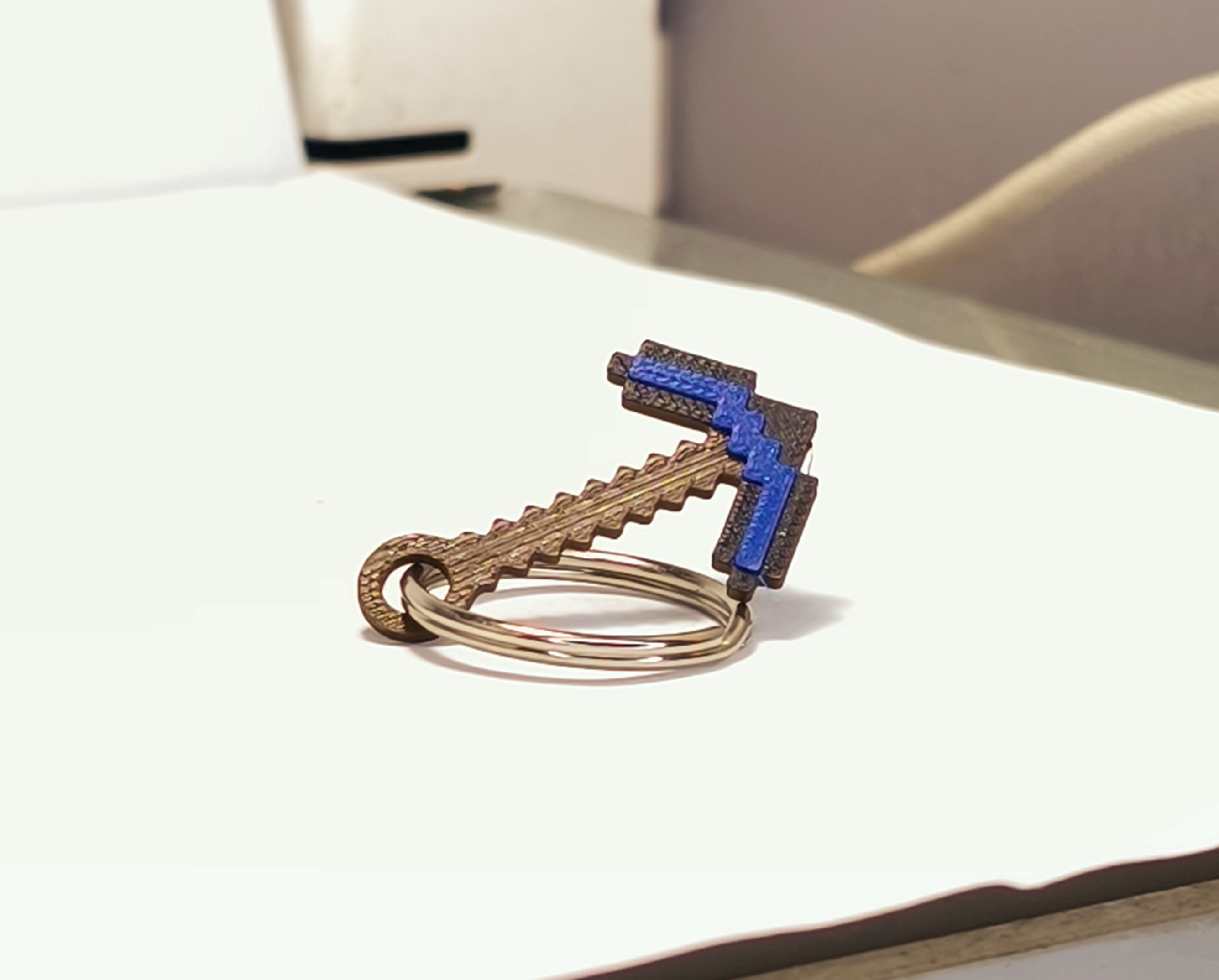 Minecraft PickAxe KeyChain