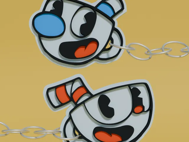 CUPHEAD & MUGMAN KEYCHAIN