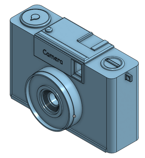 Retro Film Camera Model