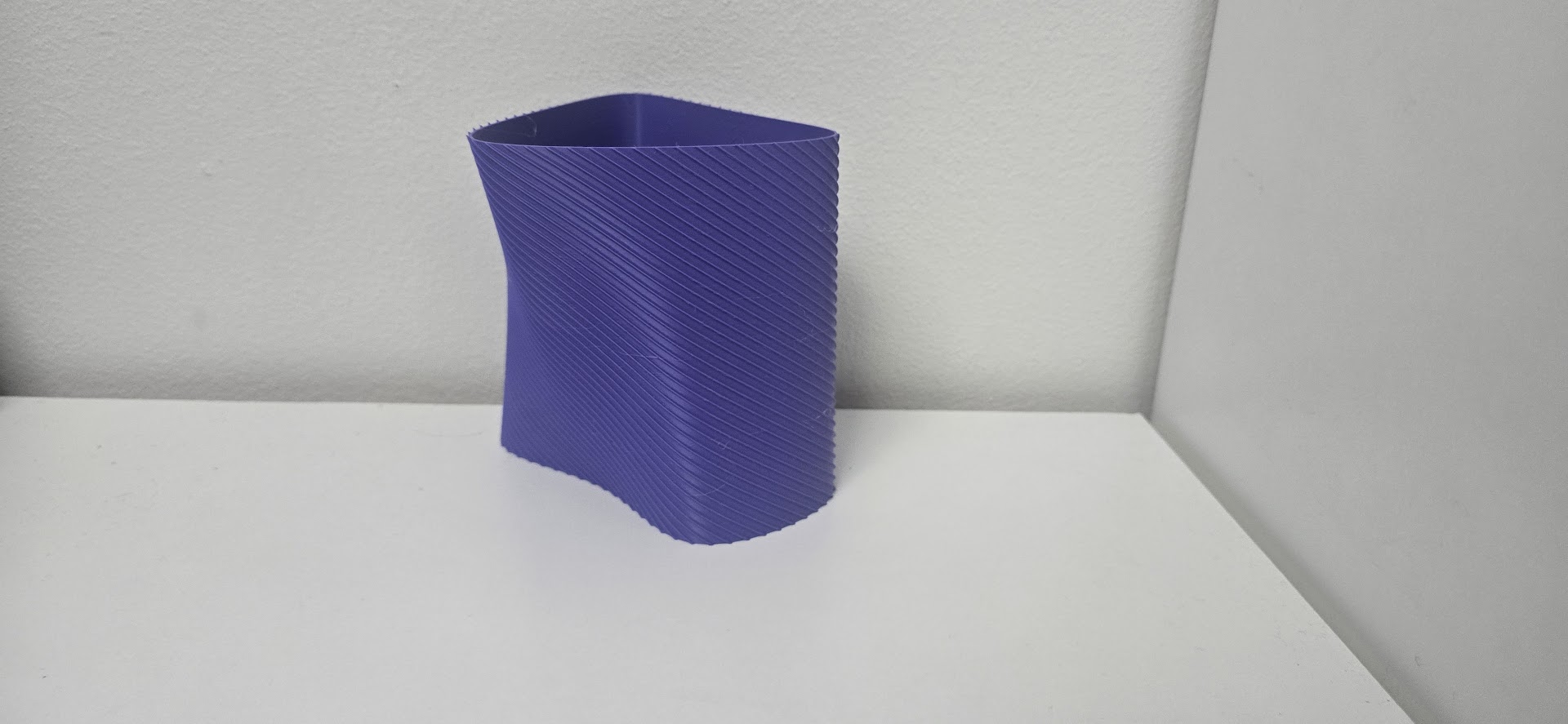 Twisted Geometric Pen Holder