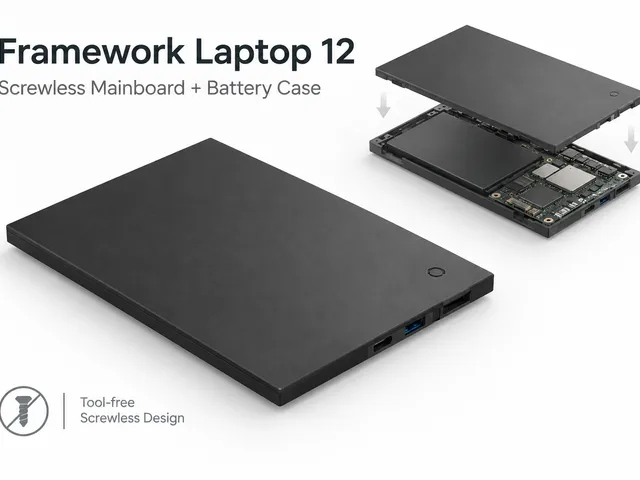 ramework Laptop 12 Mainboard + Battery — Screwless 3D Printed Case
