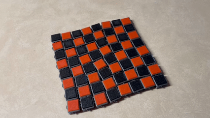 NASA inspired chainmail chessboard/checkerboard.