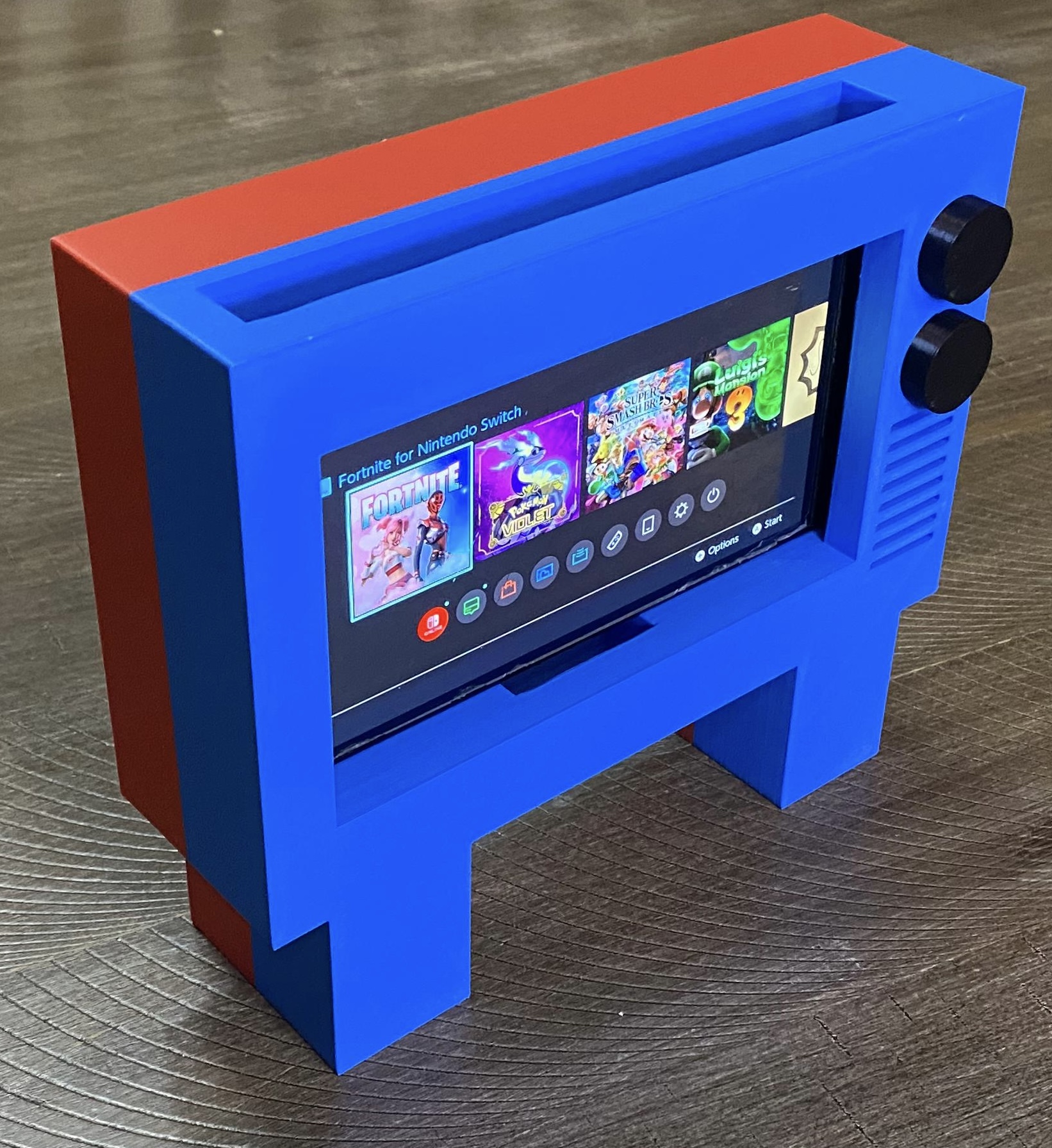 Nintendo Switch V1/V2 & OLED 1980's TV (Television) Dock Stand (Old School) (Retro)