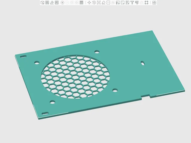 Ender 3 Lid 80mm Fan