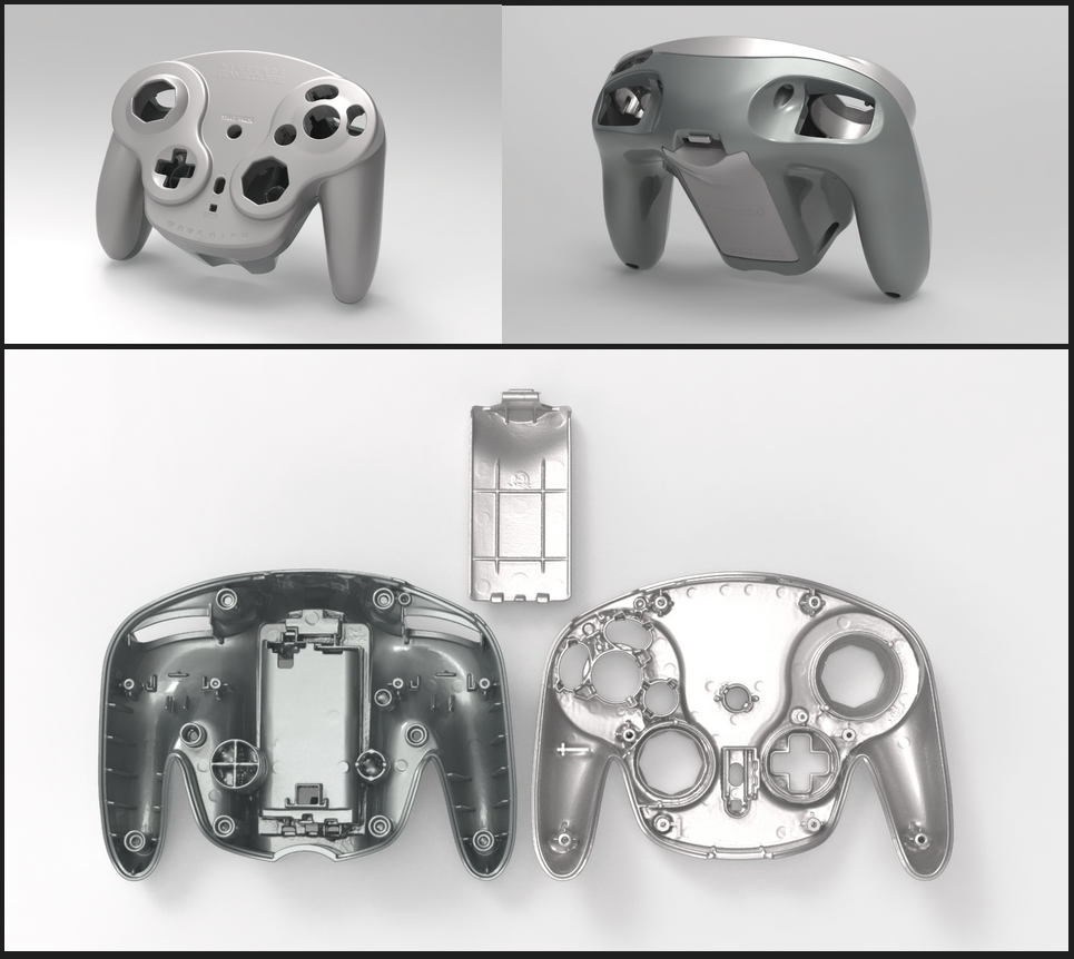 Gamecube Wavebird Controller - ASST Scans
