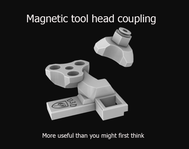 K1 Series Magnetic PTFE/Bowden coupler