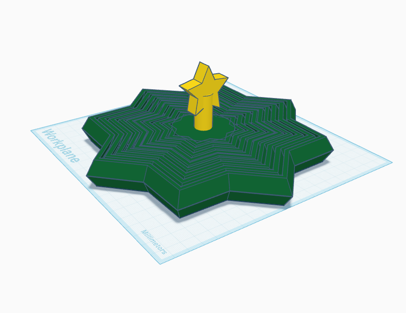 Christmas tree  fidget star