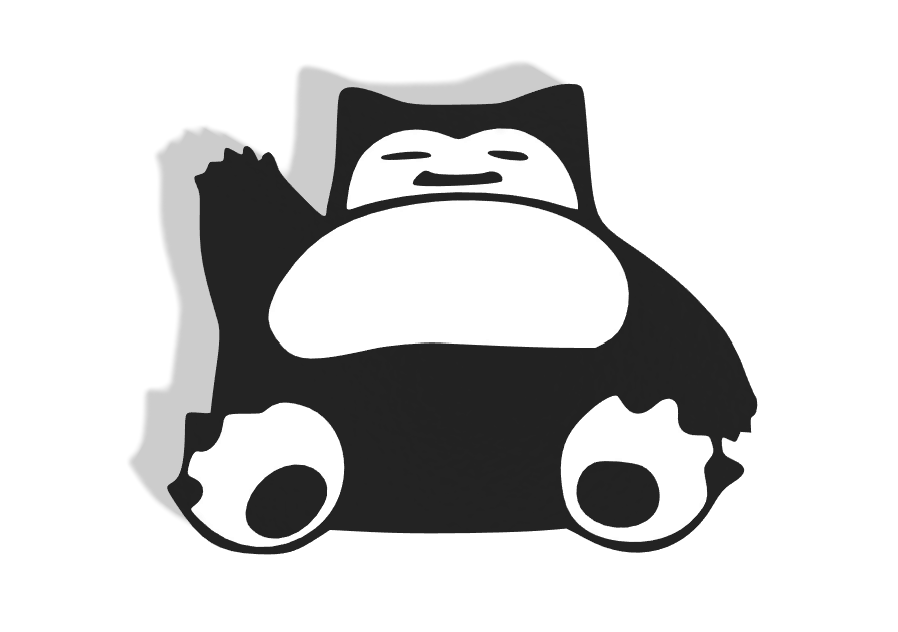 Snorlax Pokemon Decor