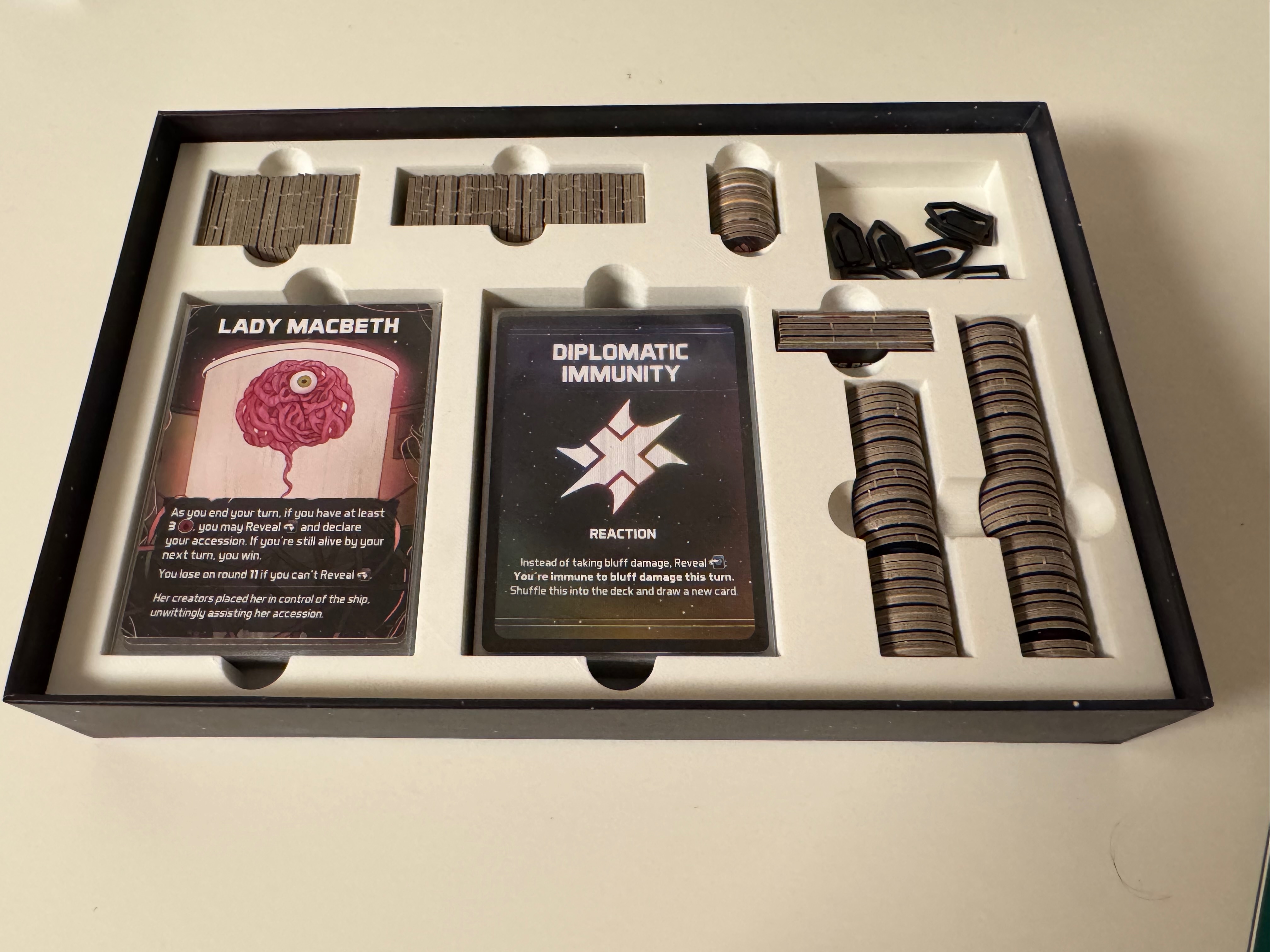 Captain's Gambit board game insert