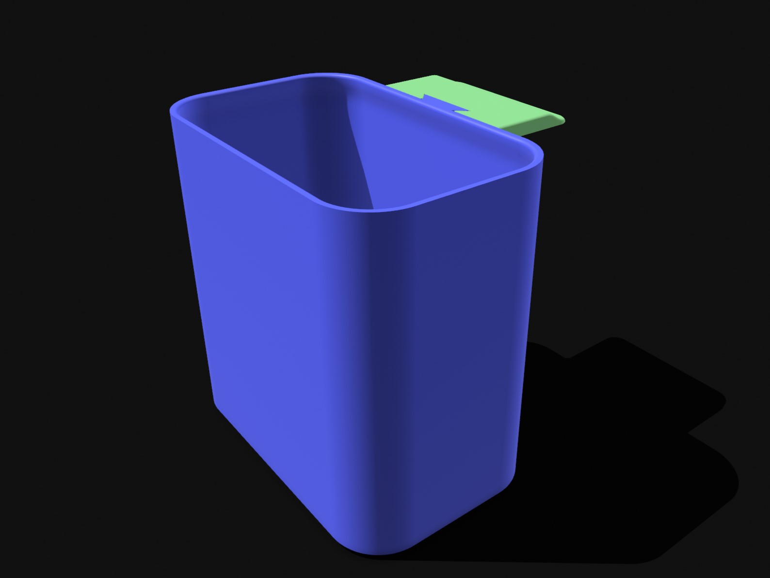 Miniatura 6 do modelo 3D Desk Trash Bin