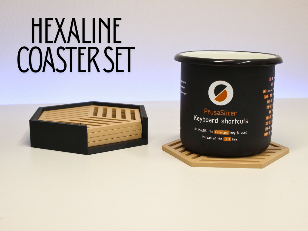 Coaster Set with Holder