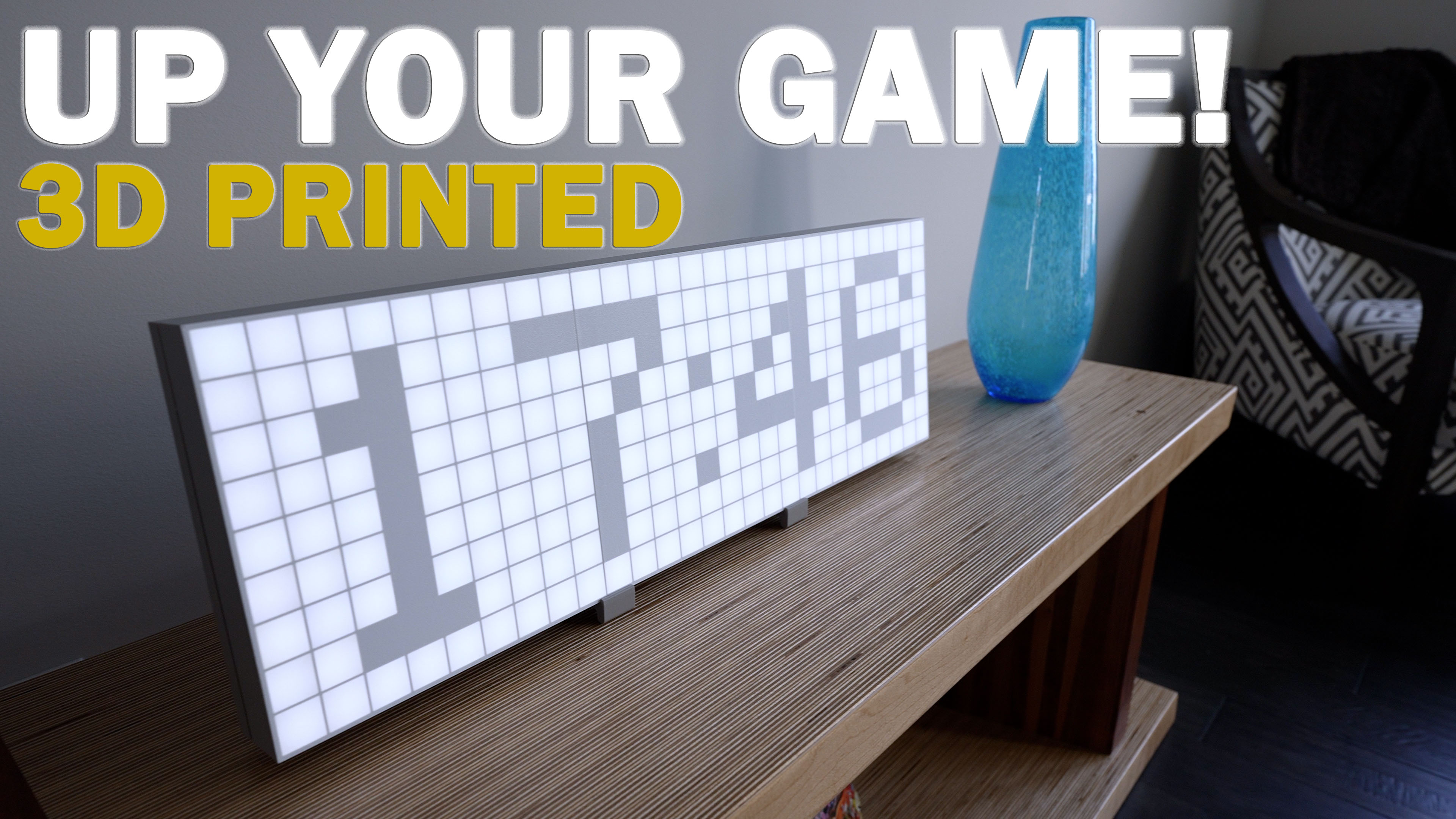 Miniatura 2 do modelo 3D LED Matrix Display/Clock