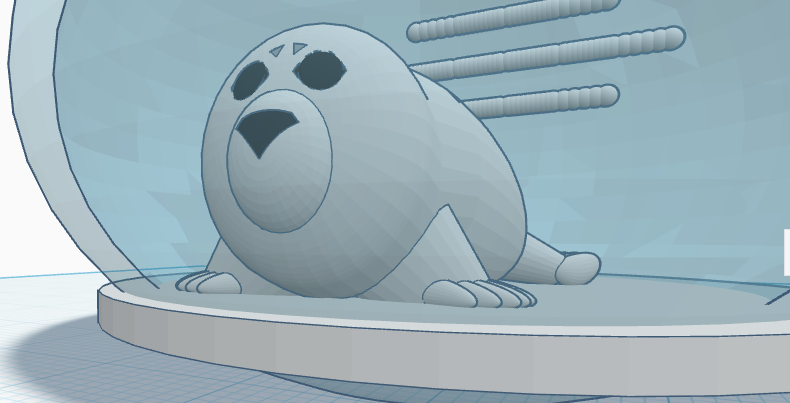 seal snow globe