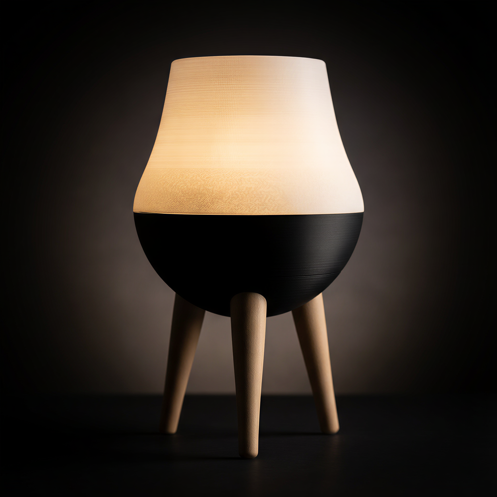Freezing Pixels - Tripod Table Lamp
