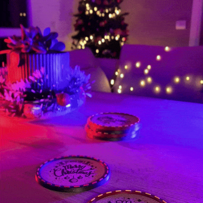 Miniatura 2 do modelo 3D Xmas Stitched Coasters!