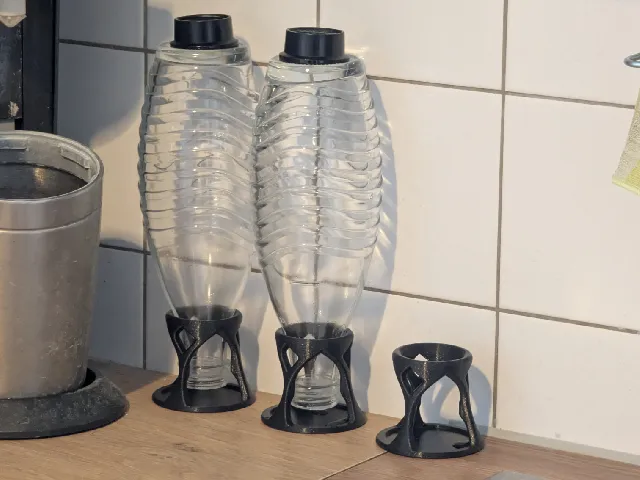 SodaStream Glass Bottle Stand (3D Print optimized)