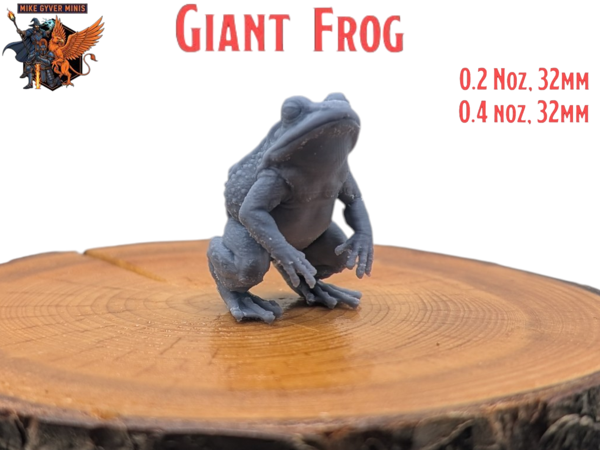 Giant Frog - MGM Print-Ready Mini