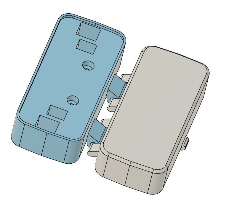 Hinged casing for Moondrop Space Travel without text