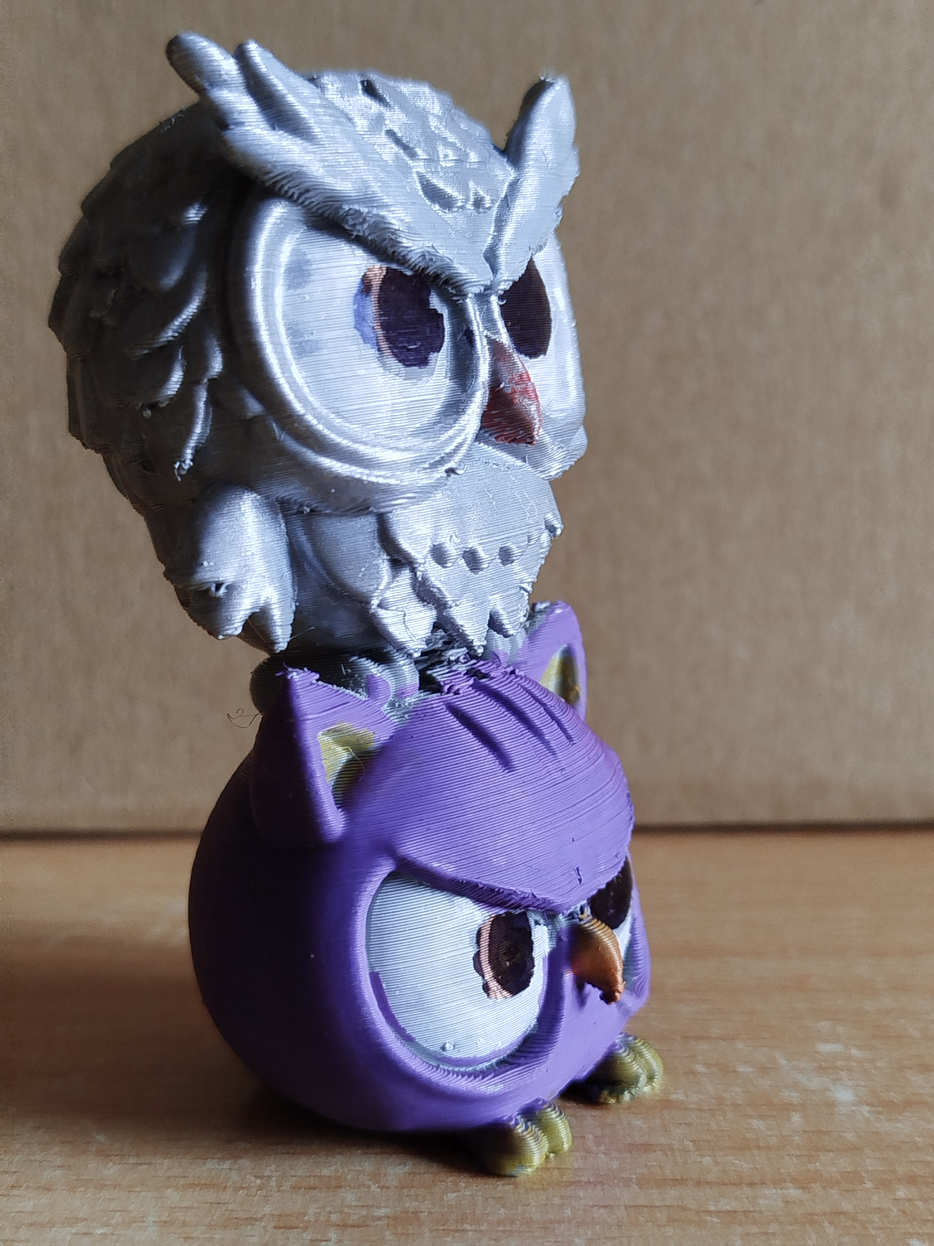angry cat owl — miniatura 2