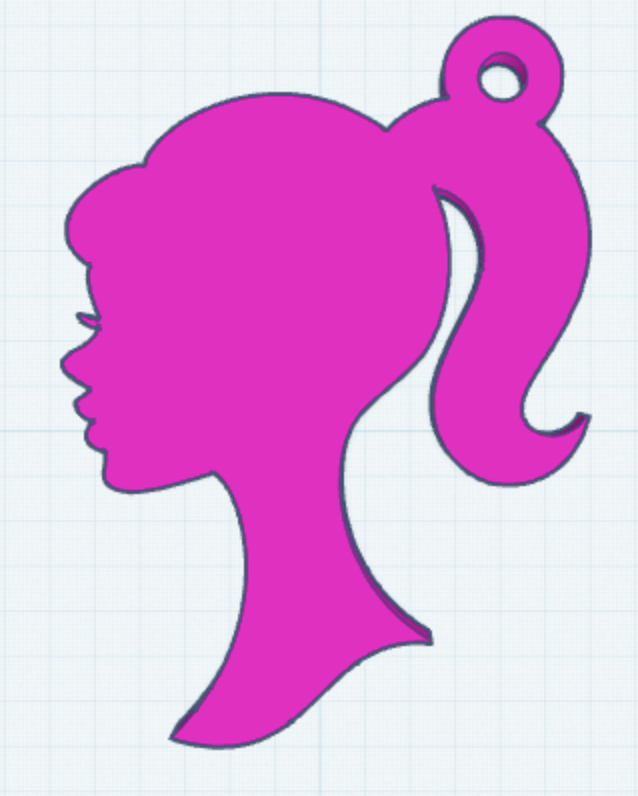 Barbie Keychain