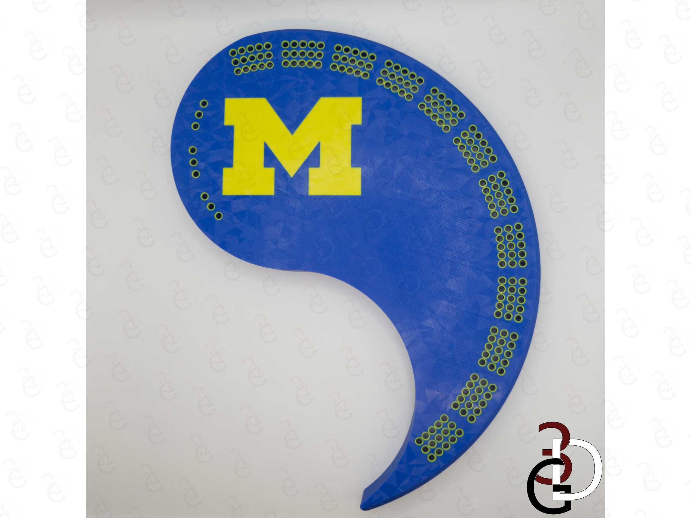 Yin Yang Cribbage Board - University of Michigan