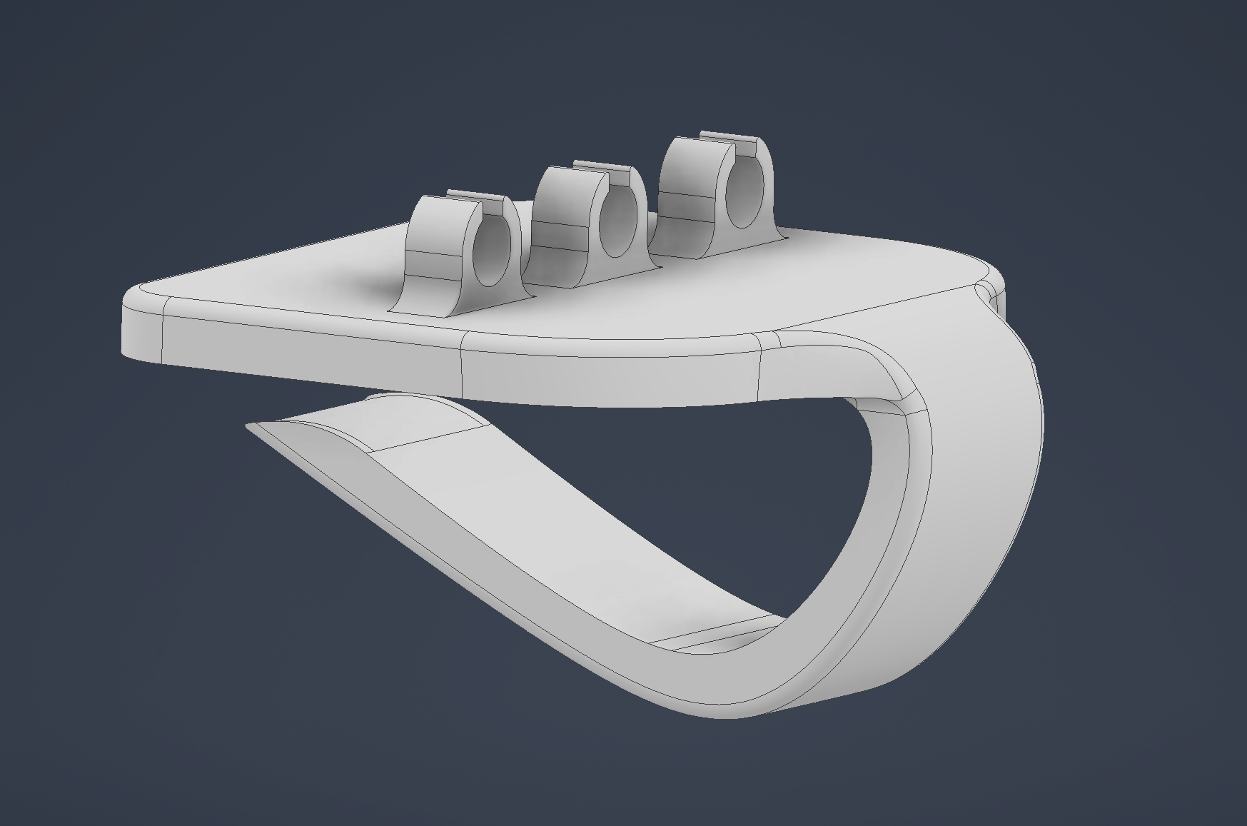 Desktop wiring support