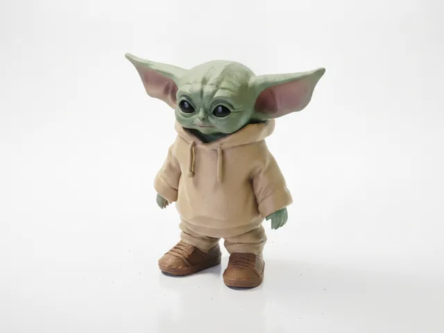 Street Grogu Figurine Urban Style 3D Printable