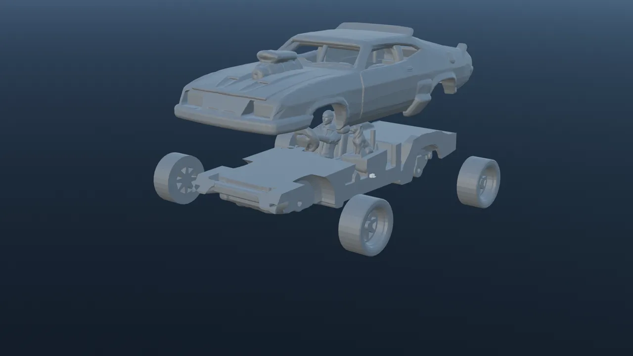 Mad Max the last V8 Interceptor by NRZX | Download free STL model