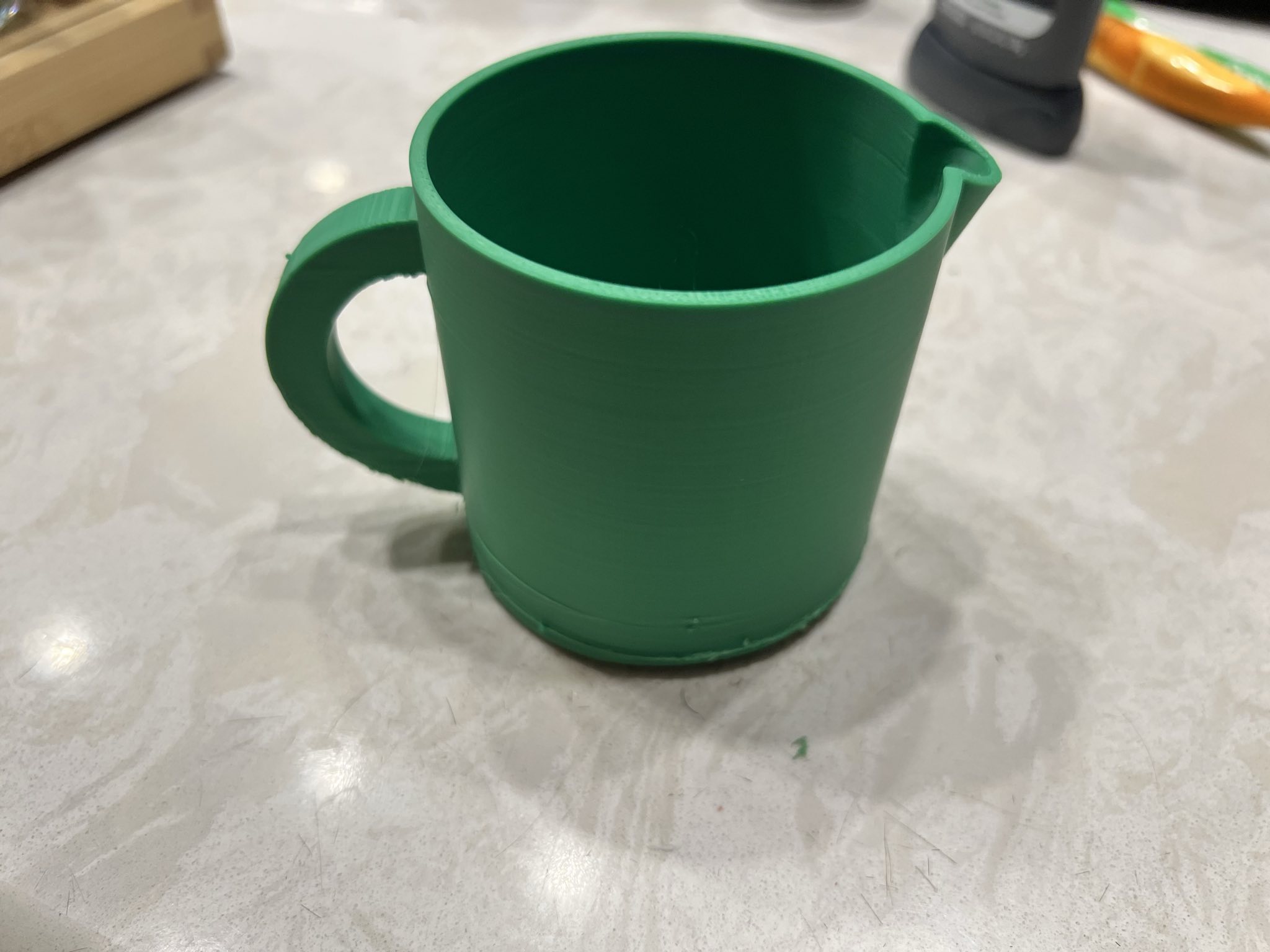 Bath Cup -- Spout and Handle
