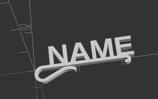 Name on a hook