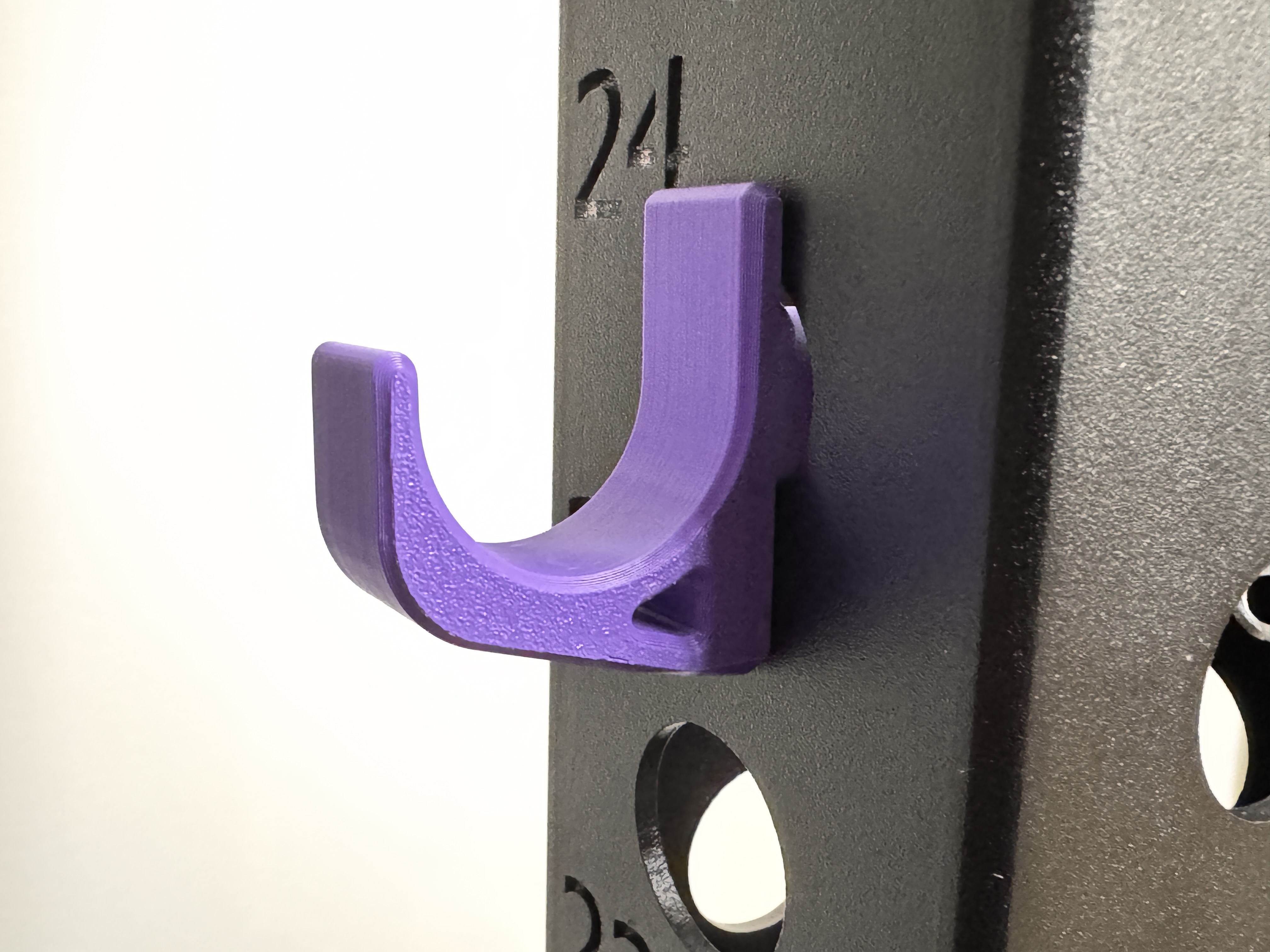 Accessory Storage Hook for 1" Squat Racks 3x3