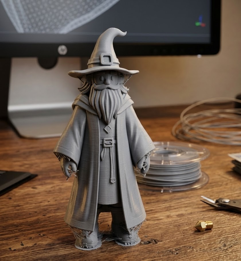 cartoon wizard